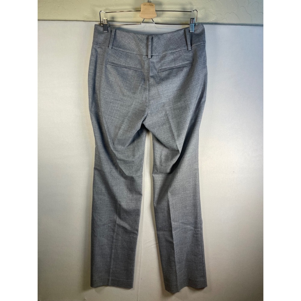 Ann Taylor Grey Straight Leg Dress Pants Size 12 Professional Workwear Trousers - Picture 5 of 8
